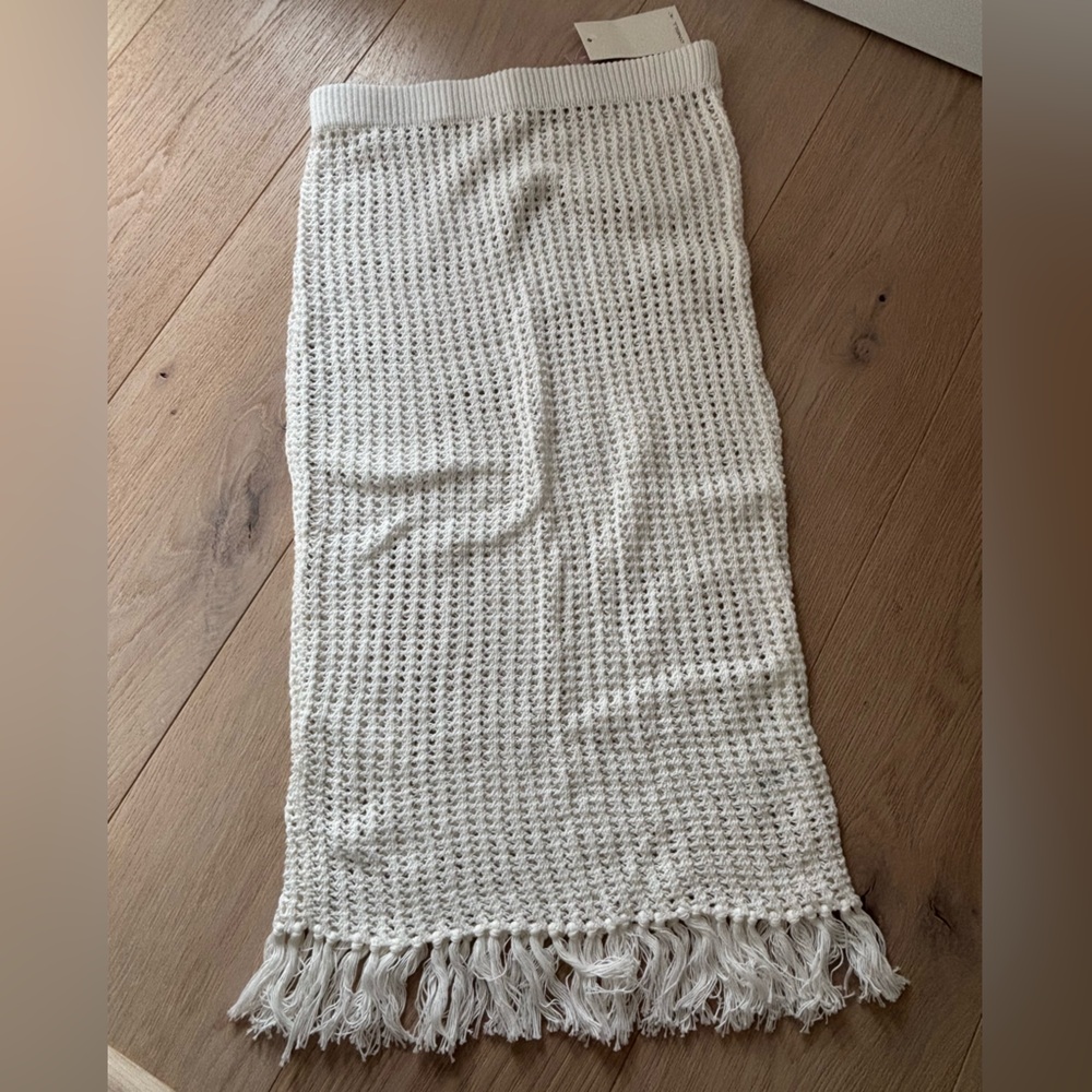 O'Neill Cream Knit Midi Skirt